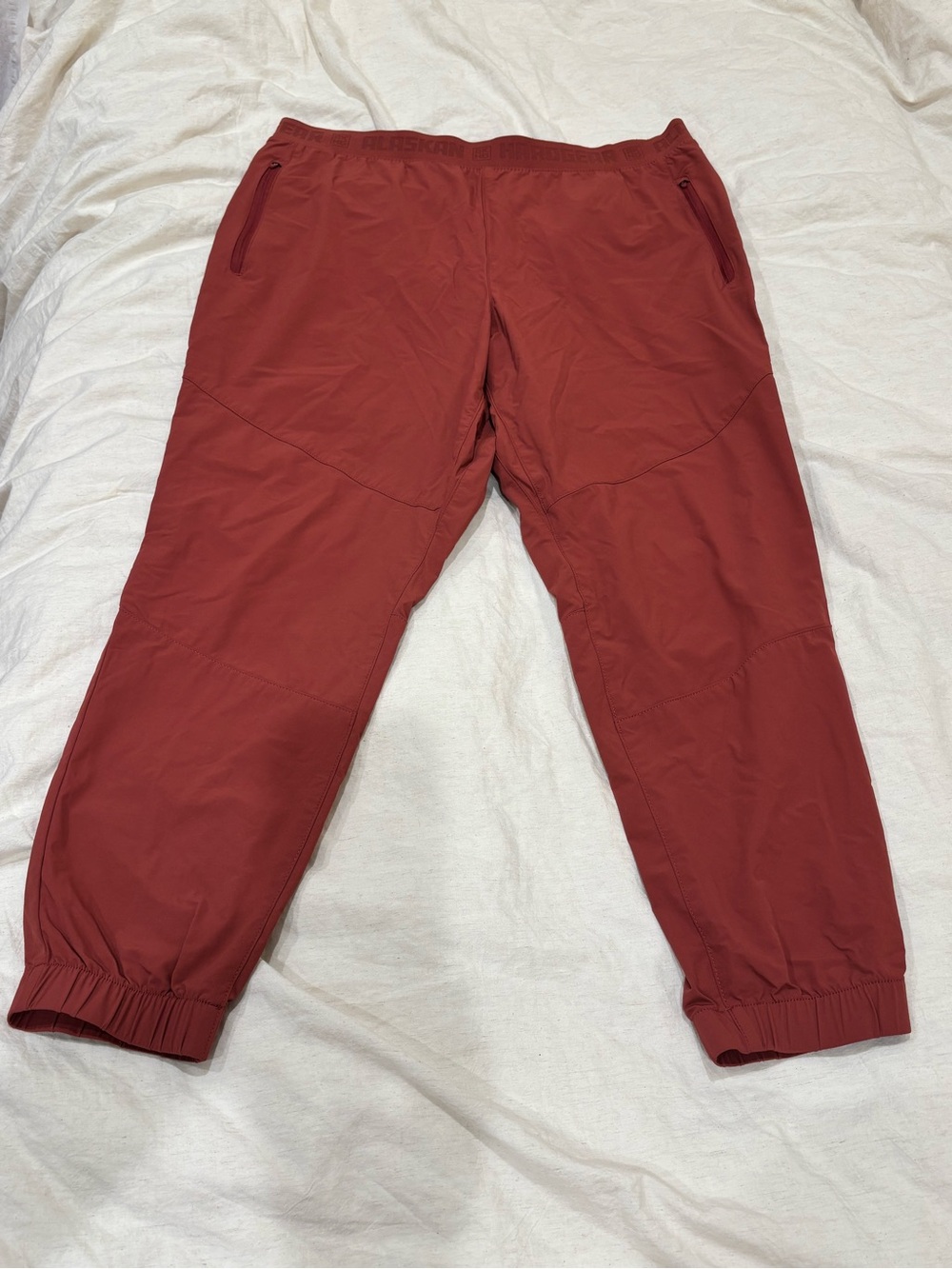 Duluth AKHG Women's Rust Red Jogger Pants waterproof and rugged